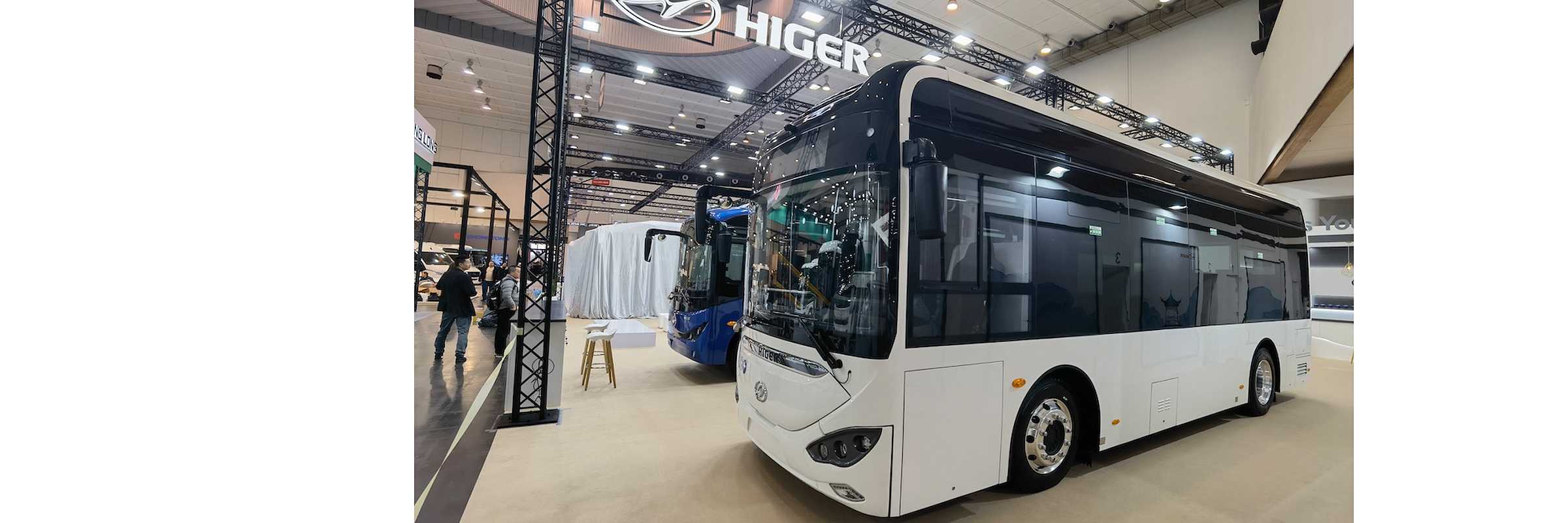 La Nouvelle Solution pour l'Europe : le bus électrique Higer Azure 9 fait ses débuts à Busworld.
