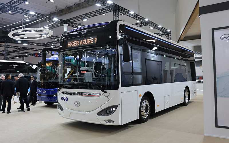 The New Solution for Europe: Higer Azure 9 E-bus maakt zijn debuut op Busworld.